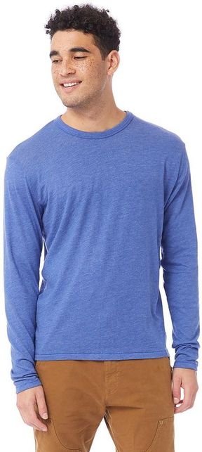 Alternative Adult Unisex 4.4 OZ 50/50 Cotton Poly Keeper Long-Sleeve Long Sleeve T-Shirt